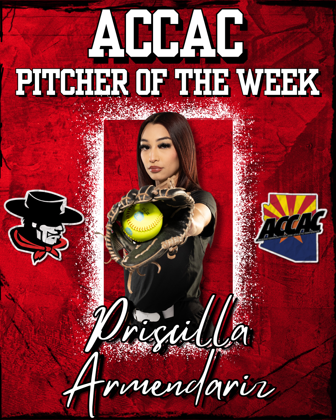 Armendariz Named ACCAC D2 Pitcher Of The Week