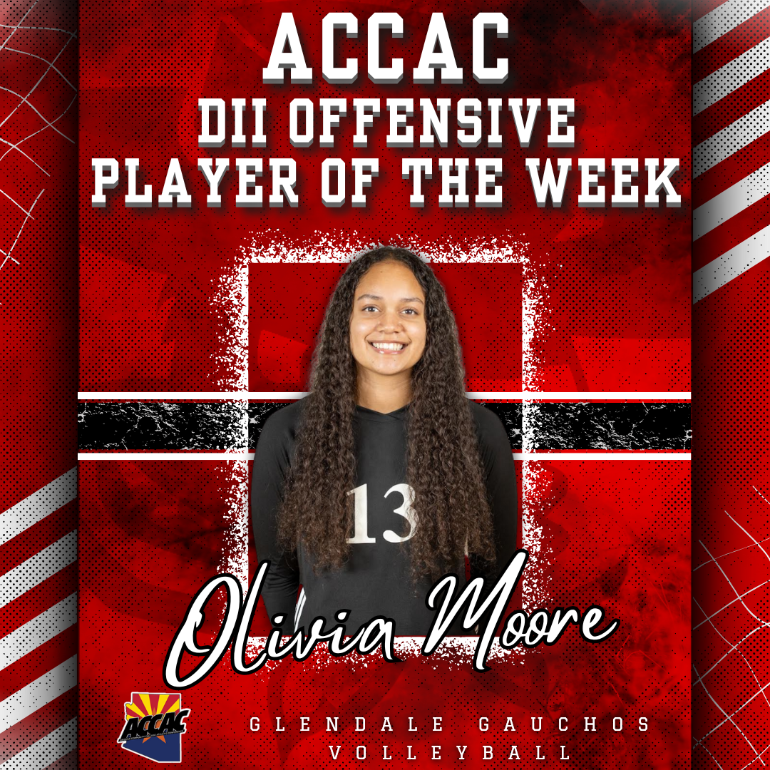 Moore Earns Second ACCAC Player of the Week Honor